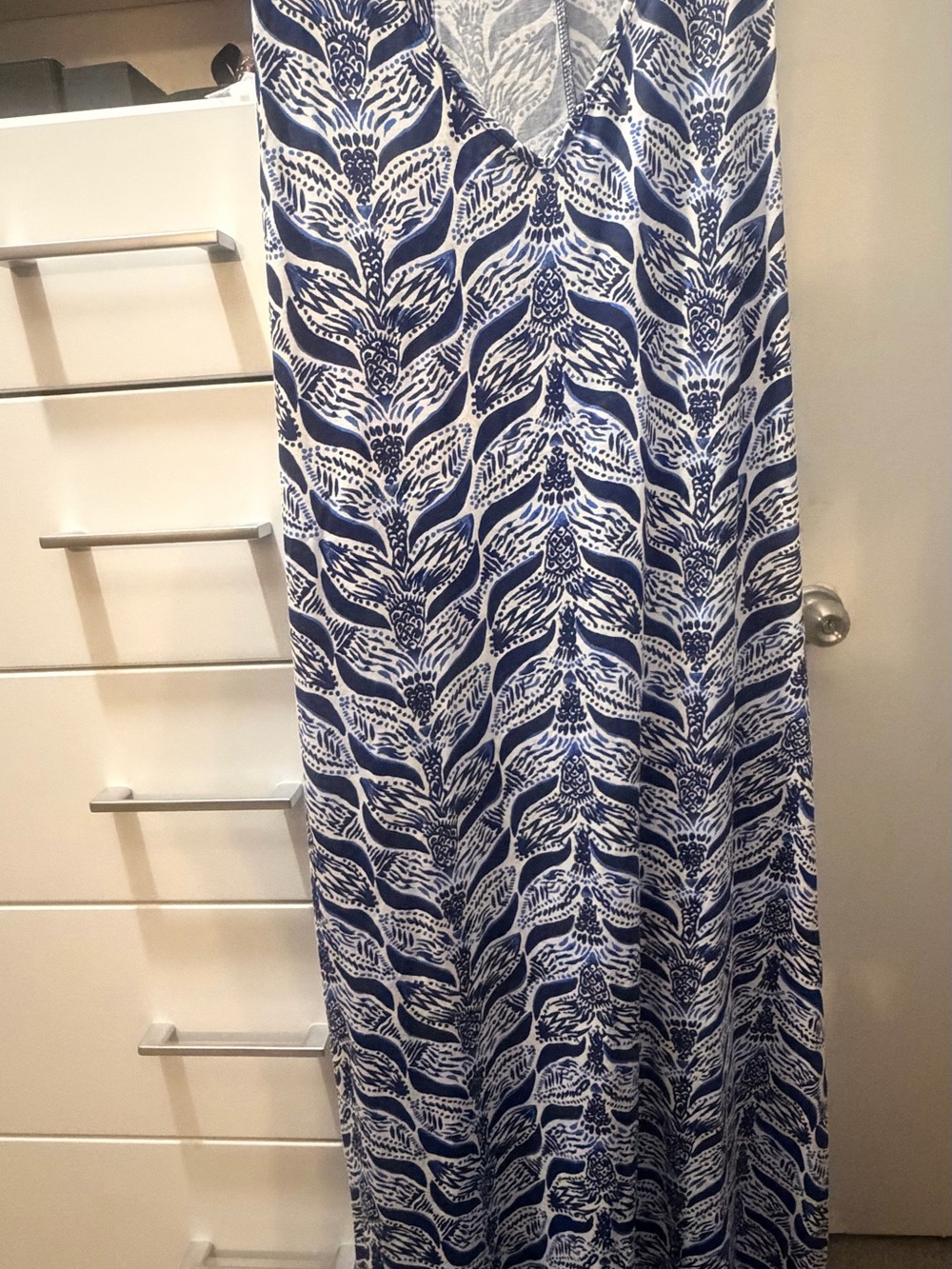 Lilly Pulitzer Maxi Mermaid Tail Print Dress